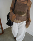 Slab 3D knit top