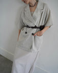 Summer tweed half sleeve JK