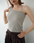 One shoulder lib top