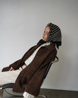 Leather suède JK coat