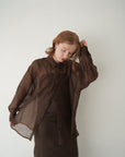 Wrinkle processing shirt