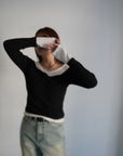 Lib off shoulder layered top