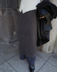 Alpaca layered skirt