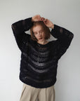 Design pattern sheer knit