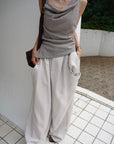 Drape asymmetry top