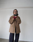 Leather suède JK coat