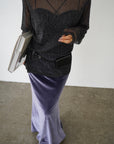 Sier lamé pullover