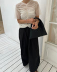 Tulle shirring Tshirts