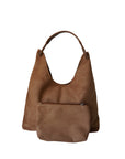Suède round taught bag