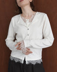 Cut lib race docking cardigan