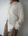 Shaggy fringe shirt