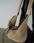 Crochet shoulder bag