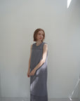 Slab flannel knit one-piece