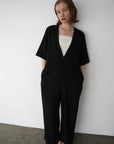 V neck jump suit