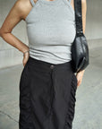 Double strap American sleeve tank