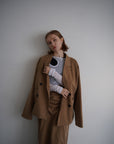 Turn up cuffs tailor jacket