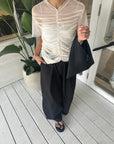 Tulle shirring Tshirts