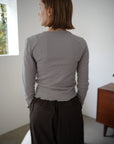 Dot frill cardigan