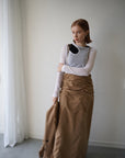 Shirring strap skirt