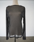Sier lamé pullover