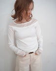 Lib off shoulder layered top