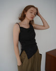 Drape asymmetry top