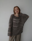 Design pattern sheer knit