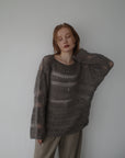 Design pattern sheer knit