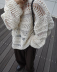 Design pattern sheer knit