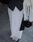 Alpaca layered skirt