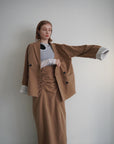 Turn up cuffs tailor jacket