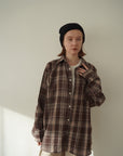 Vintage check over shirt