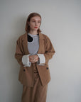 Turn up cuffs tailor jacket