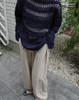 Design pattern sheer knit