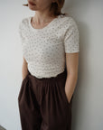 【6/5-発売】Heart dot back open T