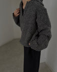 Boucle color knit