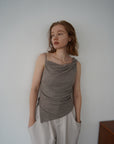 Drape asymmetry top