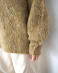Deep skipper mohair knit