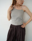 One shoulder lib top