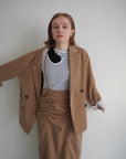 Turn up cuffs tailor jacket