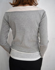 Lib off shoulder layered top