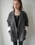 Turn up cuffs tailor jacket