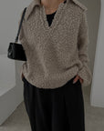 Boucle color knit