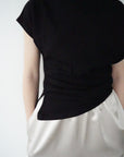 【7月上旬-発送】Unbalance tuck top