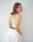Back race cupin camisole