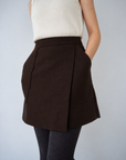 Pocket rap mini skirt