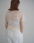 Tulle shirring Tshirts