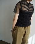 Tulle shirring Tshirts