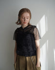Tulle shirring Tshirts