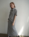 Switching long skirt